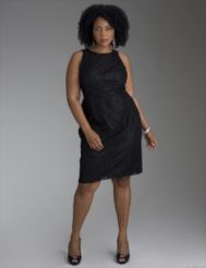 Lace sheath dress