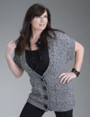 Marled boyfriend cardigan