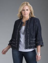 Frayed edge jacket