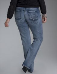 Seven7 Crystal S straight leg jeans