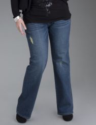 Seven7 distressed sparkle jean