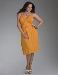 Braided strap jersey knit dress