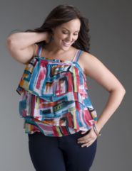 Tiered printed tank