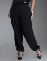 Smocked waist pants