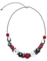Fireball hematite necklace