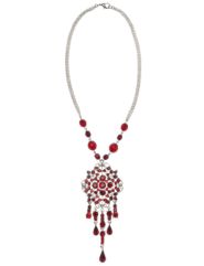 Beaded pendant necklace