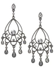Rhinestone chandelier earrings