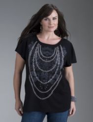 Flutter sleeve tee