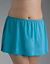 Full figure Algiers blue slitted swim skirt