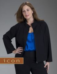 Icon Collection ponte knit jacket