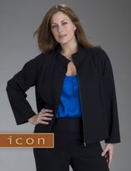 Icon Collection ponte knit jacket