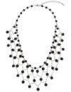 Beaded bib necklace
