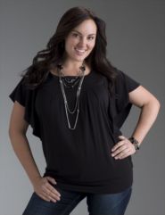 Kabuki sleeve pleated top
