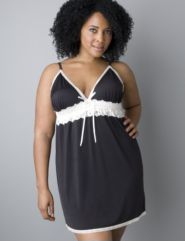 Lace trim chemise