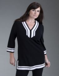 Colorblock tunic