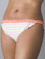 Ruffle cotton string bikini