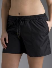 Woven cover-up shorts