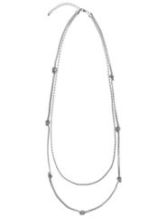 Knotted chain necklace