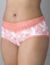 Lace waist boyshort