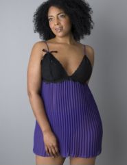 Pleated babydoll