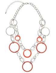 Flame doublestrand necklace