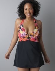 Halter swim dress