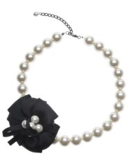 Ribbon flower necklace