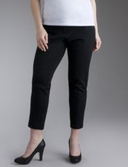 Slim leg Ponte knit pant