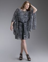 Geometric t-shape dress