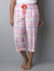 Crinkle sleep capri