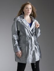Lightweight silver anorak jacket