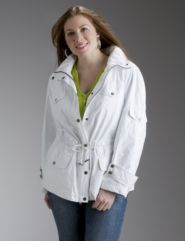Lightweight crinkle jacket