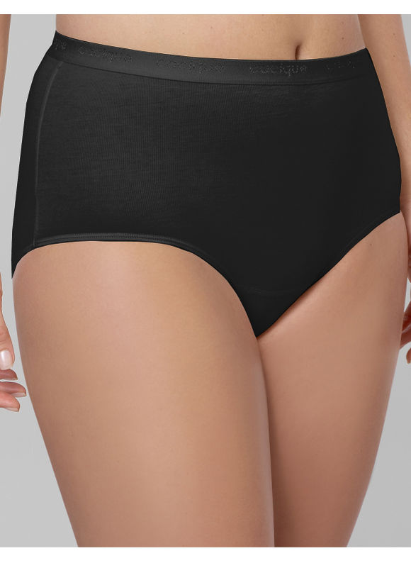 Lane Bryant Stretch cotton brief panty - Women's Plus Size/Black -