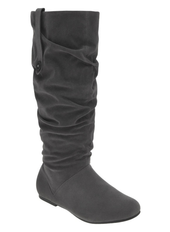 Lane Bryant Faux suede slouch boot - /Castlerock - Size 9 W