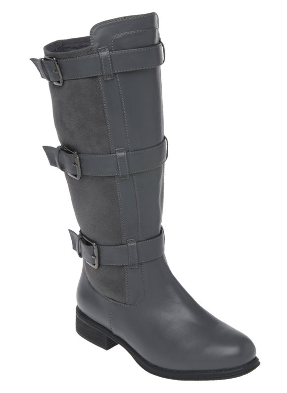 Lane Bryant Three buckle riding boot - /Castlerock - Size 12W