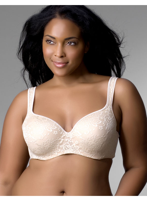 Lane Bryant Lace balconette bra - Women's Plus Size/Cafe Mocha - Size