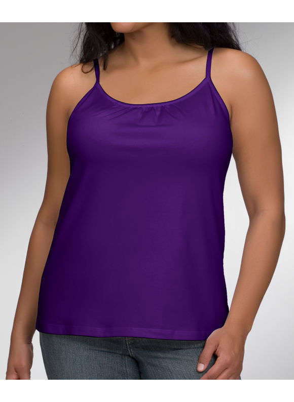 Women's Plus Size/Purple Opulence Cotton camisole