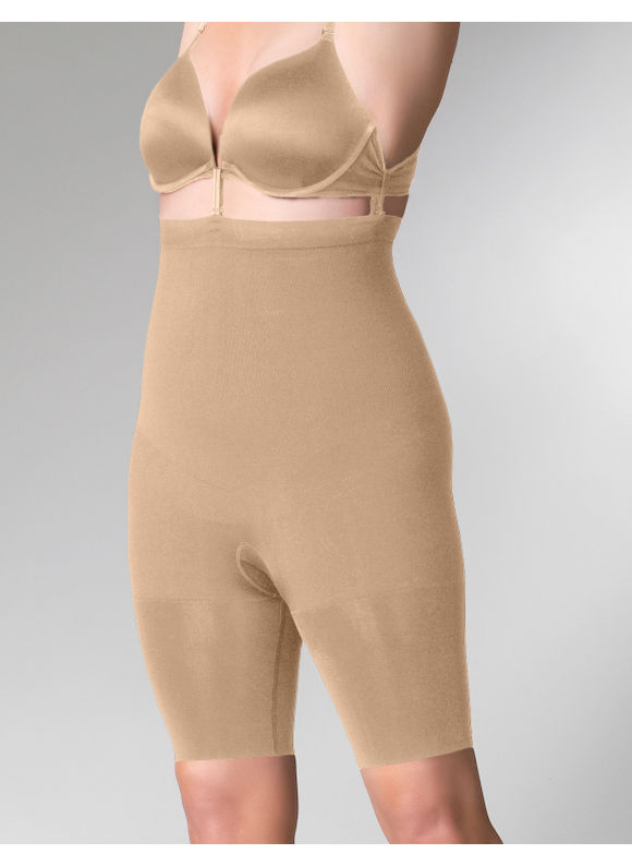 Pasazz.net Favorite - Lane Bryant Spanx Slim Cognito Shaping Mid-Thigh Bodysuit - Women's