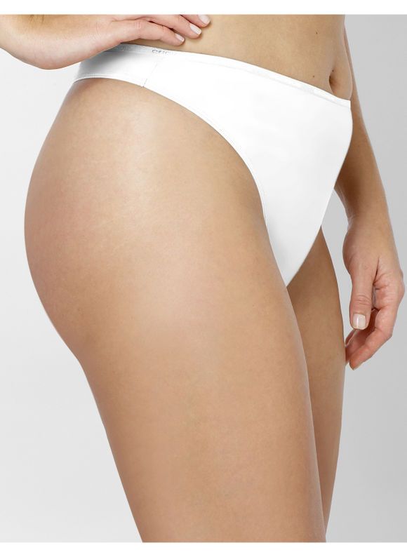 Lane Bryant Stretch cotton thong panty - Women's Plus Size/White -