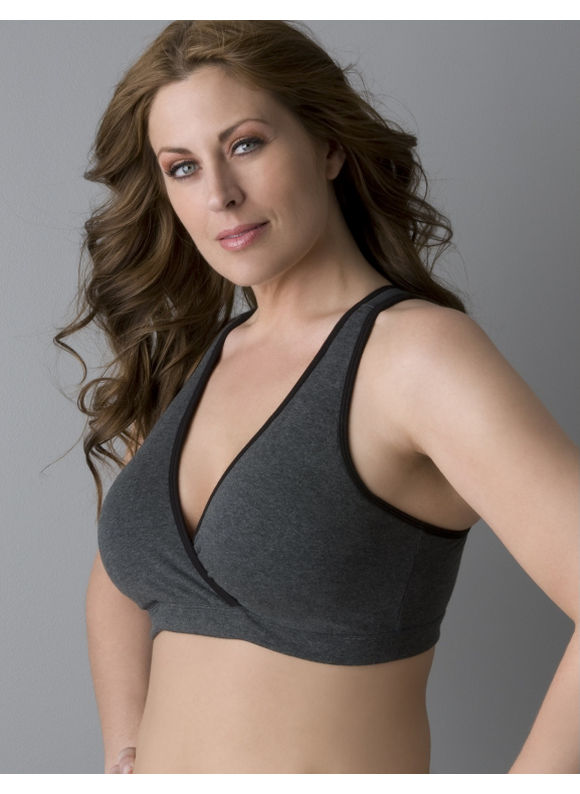 Pasazz.net Favorite - Lane Bryant Cotton criss-cross sports bra by Marika - Women's Plus