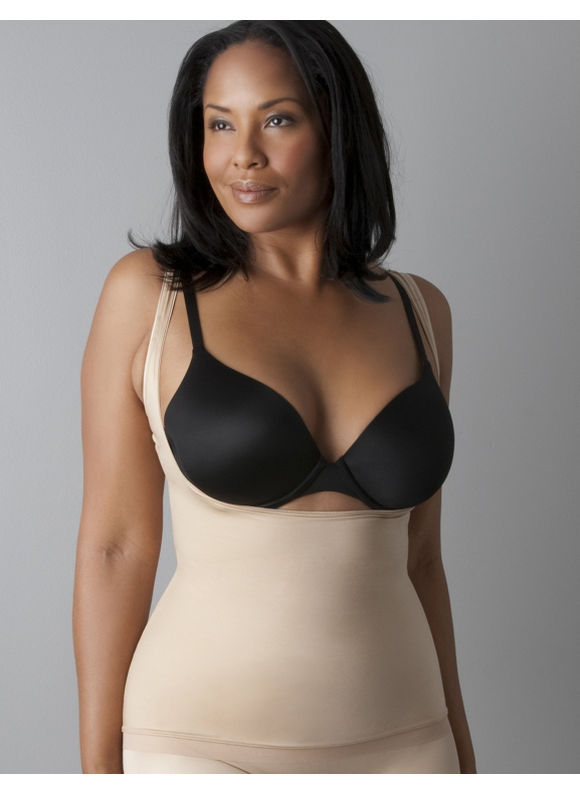 Pasazz.net Favorite - Spanx Slimplicity Open-Bust Camisole - Women's Plus Size/Black - Size XL,1X,2X,