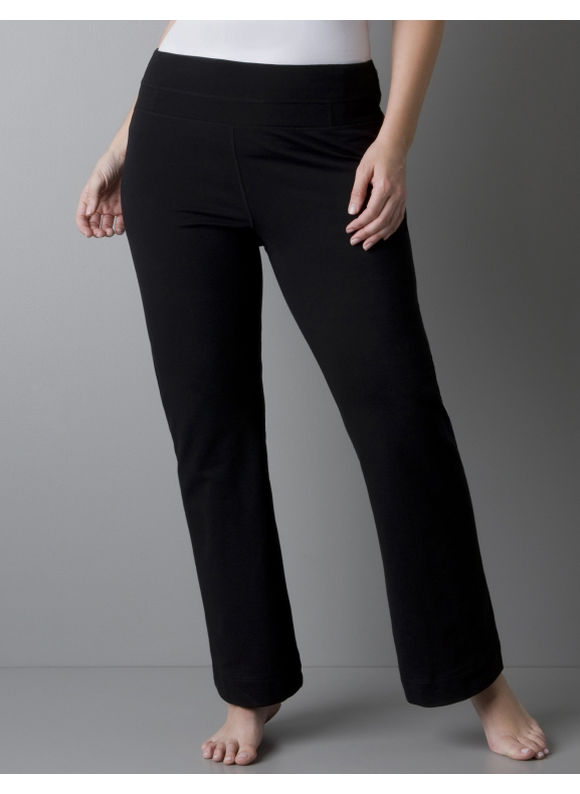 Lane Bryant Women's Plus Size/Black Yoga pant - Size 26/28P