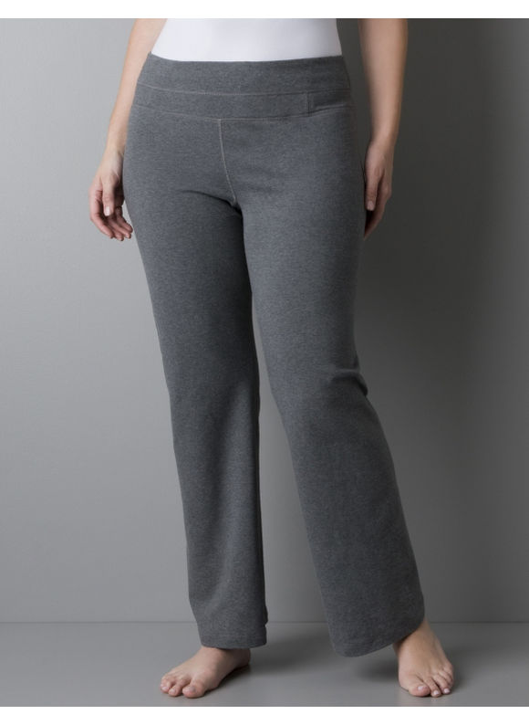 Lane Bryant Women's Plus Size/Heather Charcoal Grey Yoga pant - Size 18/20