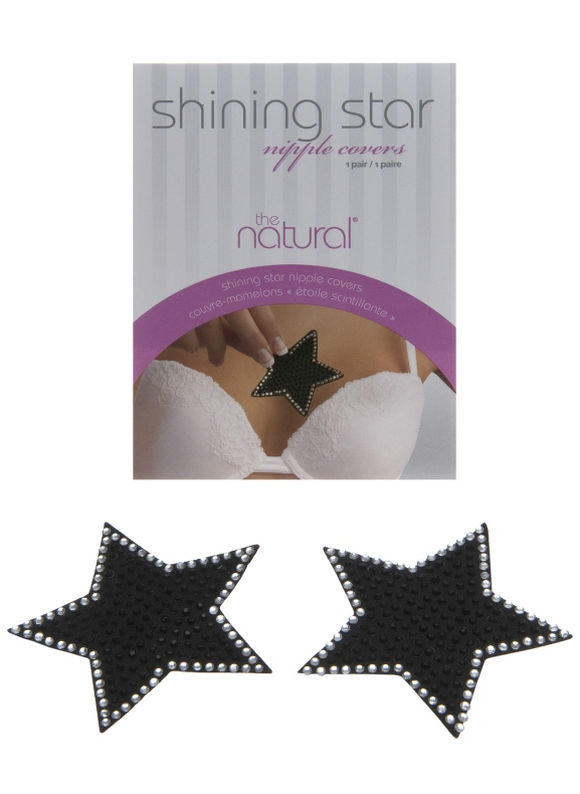 Shining Star nipple covers  Womens Plus SizeBlack  Size One Size