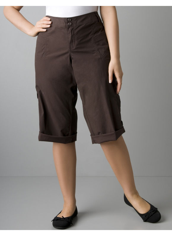 Cargo pedal pushers  Womens Plus SizeJava  Size 24