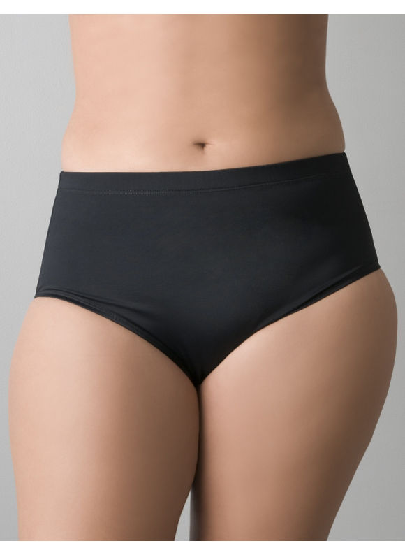 Swim brief by Inches Off  Womens Plus SizeBlack  Size 14