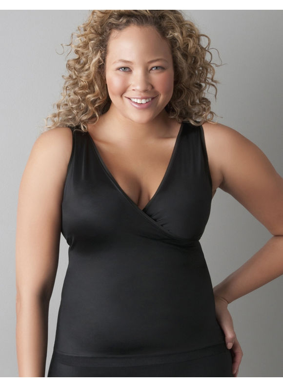 Pasazz.net Favorite - SPANX Slimplicity Wrap Camisole - Women's Plus Size/Black - Size XL,1X,2X,3X