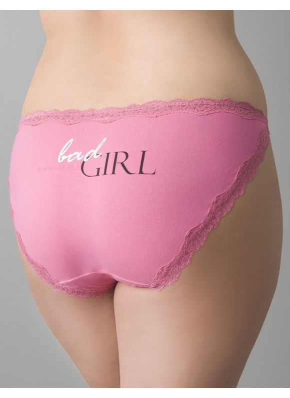 Lane Bryant Bad Girl cotton string bikini panty - Women's Plus