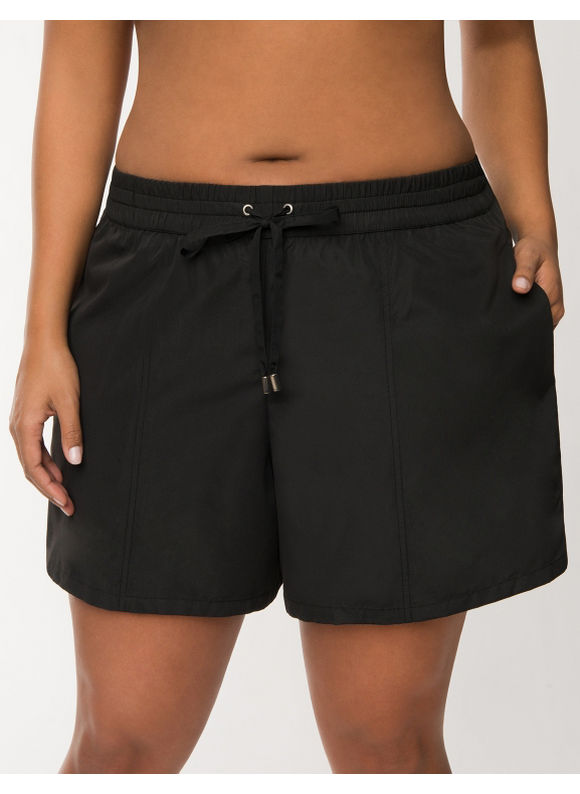 Lane Bryant Swim short - Women's Plus Size/Black - Size 14/16