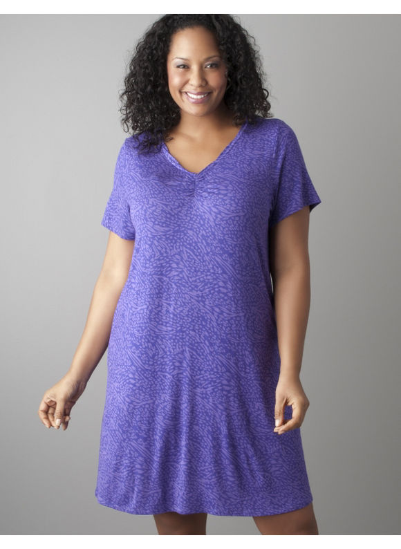Lane Bryant Tru to You animal print sleepshirt - Women's Plus